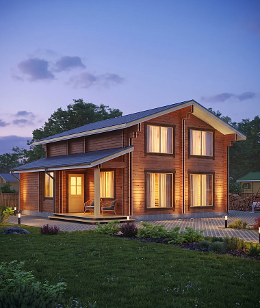 Роберт, каркасный дом, 120 м2