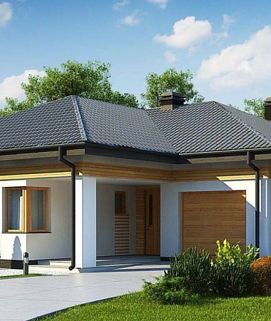 Бенефис, дом из газоблока, 131 м2