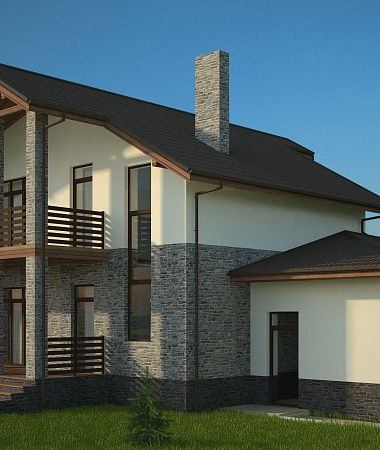 Вектор, дом из газоблока, 230 м2