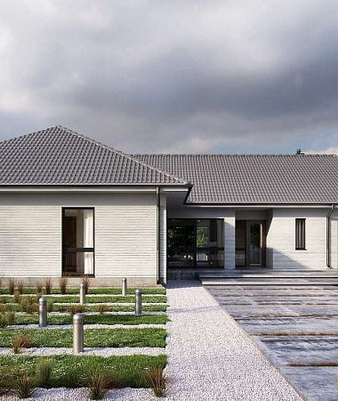 Летний, дом из газоблока, 310 м2