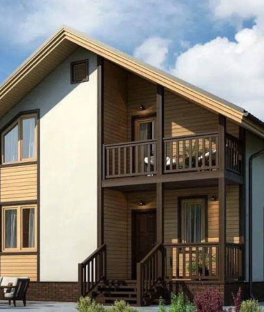 Победа, каркасный дом,122 м2