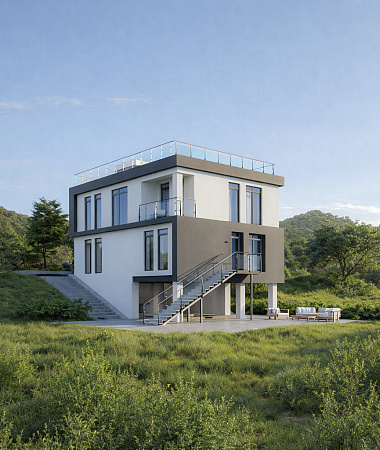 Сириус, дом из газоблока, 157 м2