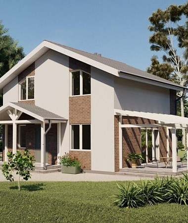 Сапфир, дом из газоблока, 123 кв.м.