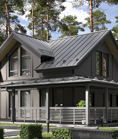 Агата, дом из газоблока, 170 м2