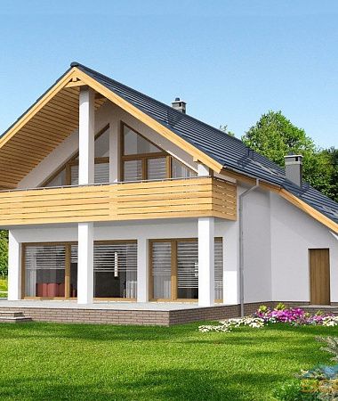 Величие, двухэтажный дом, 219 м2