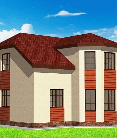 Виола, монолитно-каркасный дом, 155 м2