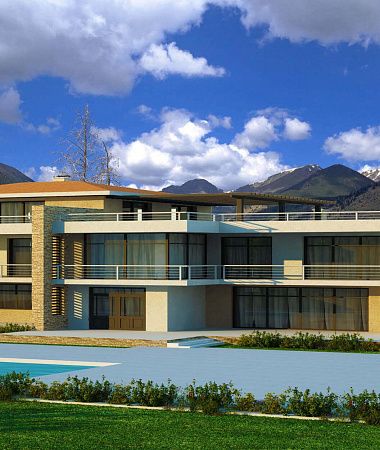 Астра, монолитно-каркасный дом, 255 м2