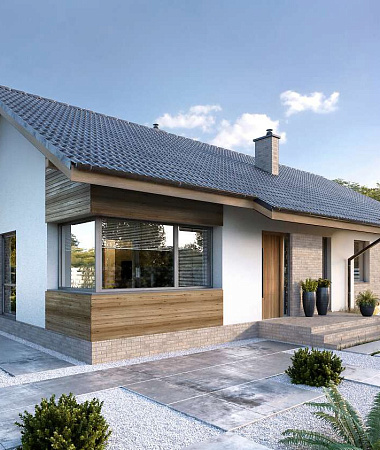 Дафна, дом из газоблока, 172 м2