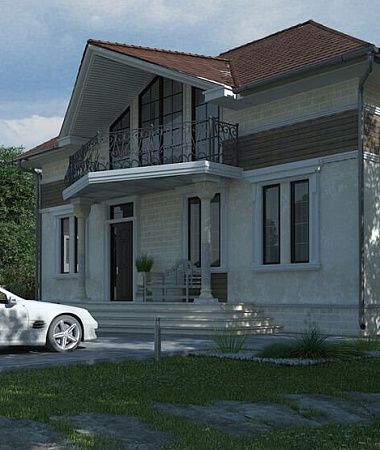 Мечта, дом из газоблока, 226 м2