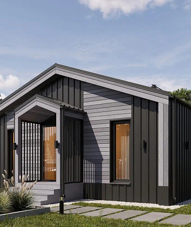 Донателло, дом из газоблока, 114 м2