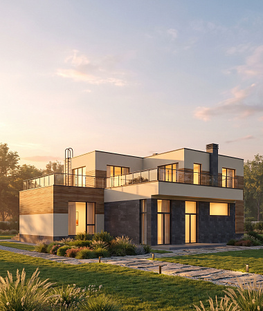 Авиталь, дом из газоблока, 285 м2