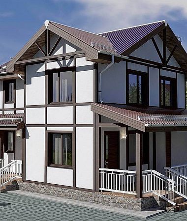 Прага, дом из газоблока, 126 м2