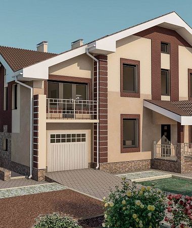 Радость, дом из газоблока, 312 м2