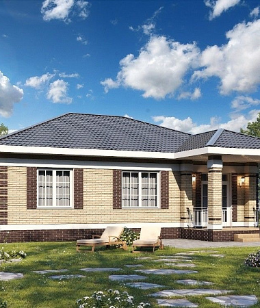 Лилия, дом из газоблока, 136 м2