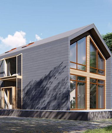 Юнга, дом из клееного бруса, 171 м2