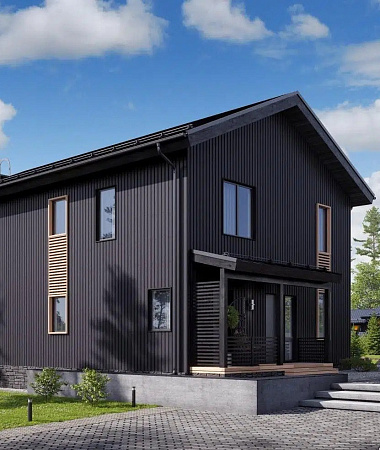 Райан, дом из газоблока, 170 м2