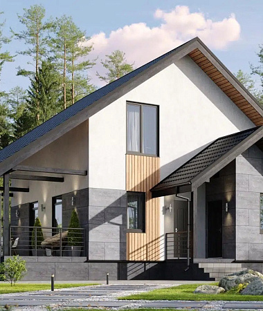 Диего, дом из газоблока, 121 м2