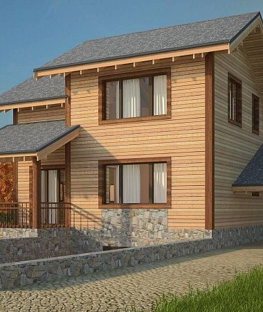 Станислав, дом из газоблока, 92 м2