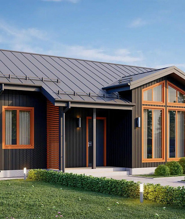 Воздух, каркасный дом, 122 м2