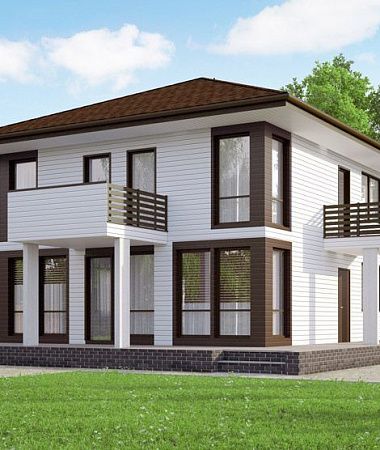 Боярин, быстровозводимый дом, 146 м2