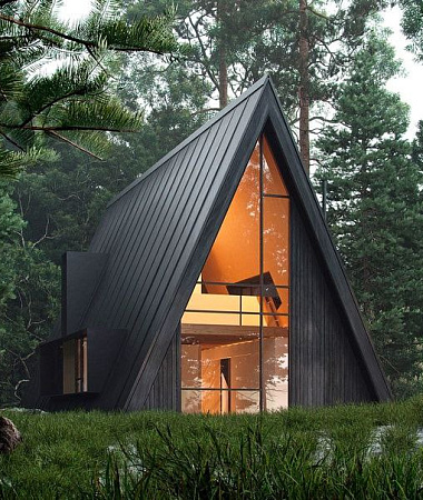 Цефей, каркасный дом, 133 м2