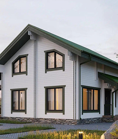 Алиса, каркасный дом, 109 м2