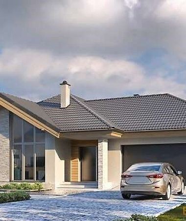 Чарующий, одноэтажный дом, 221 м2