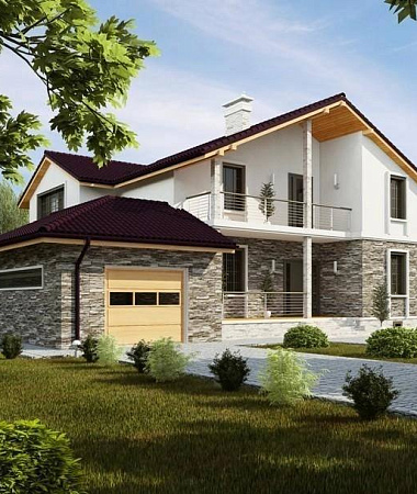 Торронто, дом из газоблока, 189 м2