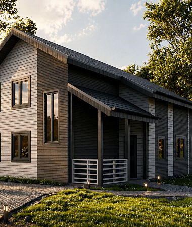 Мирра, каркасный дом, 181 м2