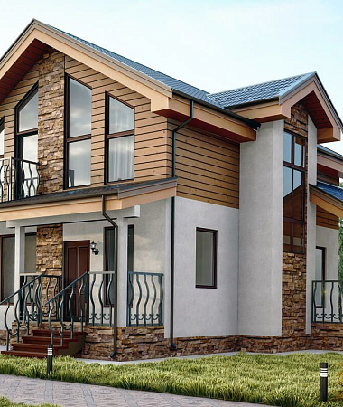 Бора, каркасный дом,146 кв.м.