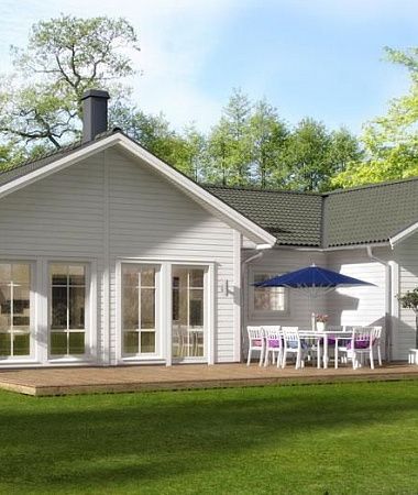 Отражение, дом из газоблока, 182 м2